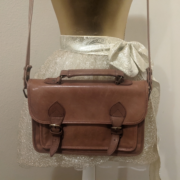 Hand Crafted Handbags - Vintage Crossbody Messenger Bag Satchel Purse Handbag Briefcase for Women